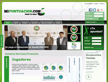 Tablet Screenshot of mipuntuacion.com